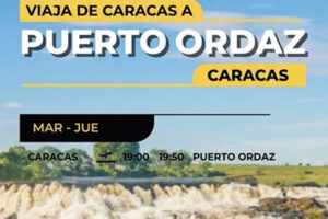 Viaja de Caracas - Puerto Ordaz - Caracas | Rutaca Airlines