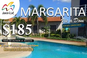 MARGARITA | Viernes a Domingo 3 días / 2 noches | Posada Turística Las Marites